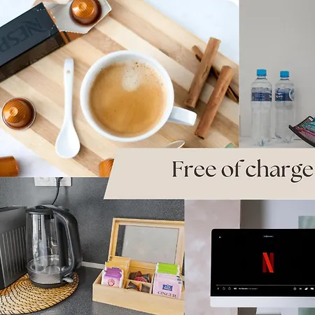 Large 75 M2 Next To Airport - Free Parking 公寓 *